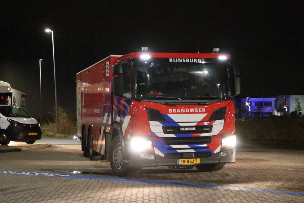 Brand bij distributiecentrum post-nl