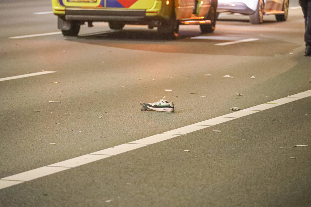 Persoon overleden bij aanrijding op snelweg