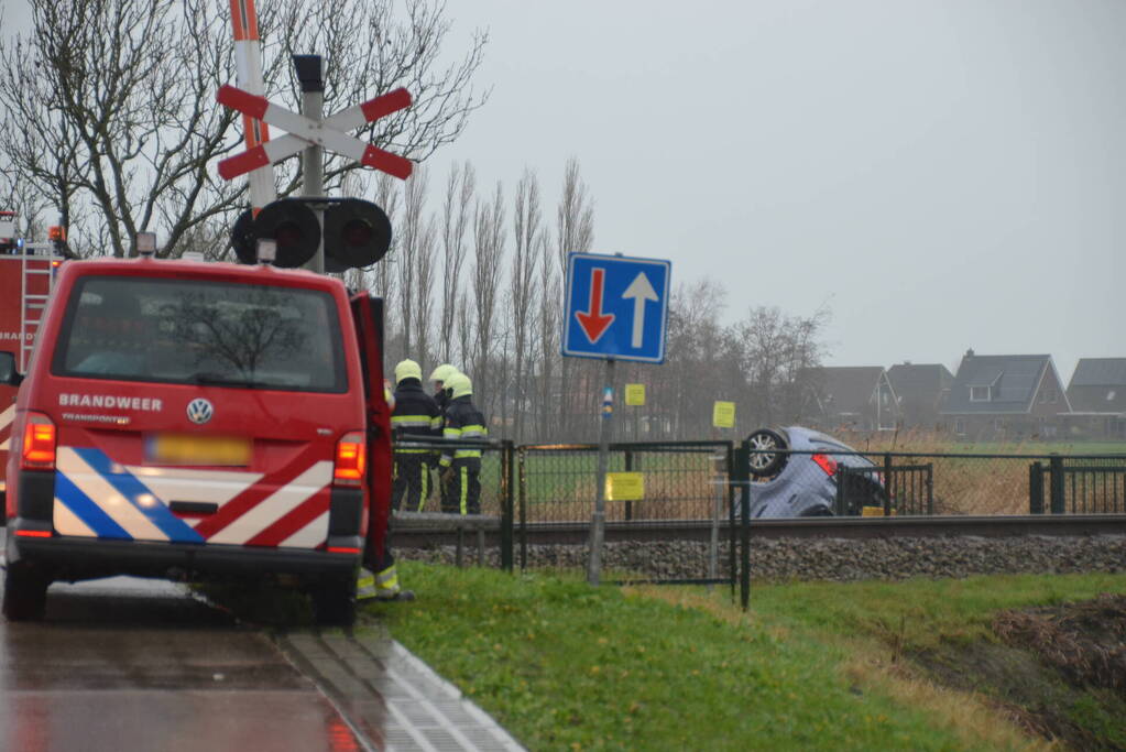 Twee personen ernstig gewond bij eenzijdig ongeval