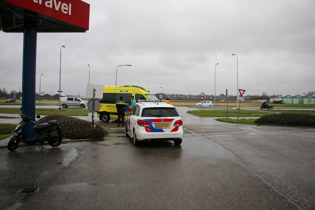 Snorfietser gewond na valpartij