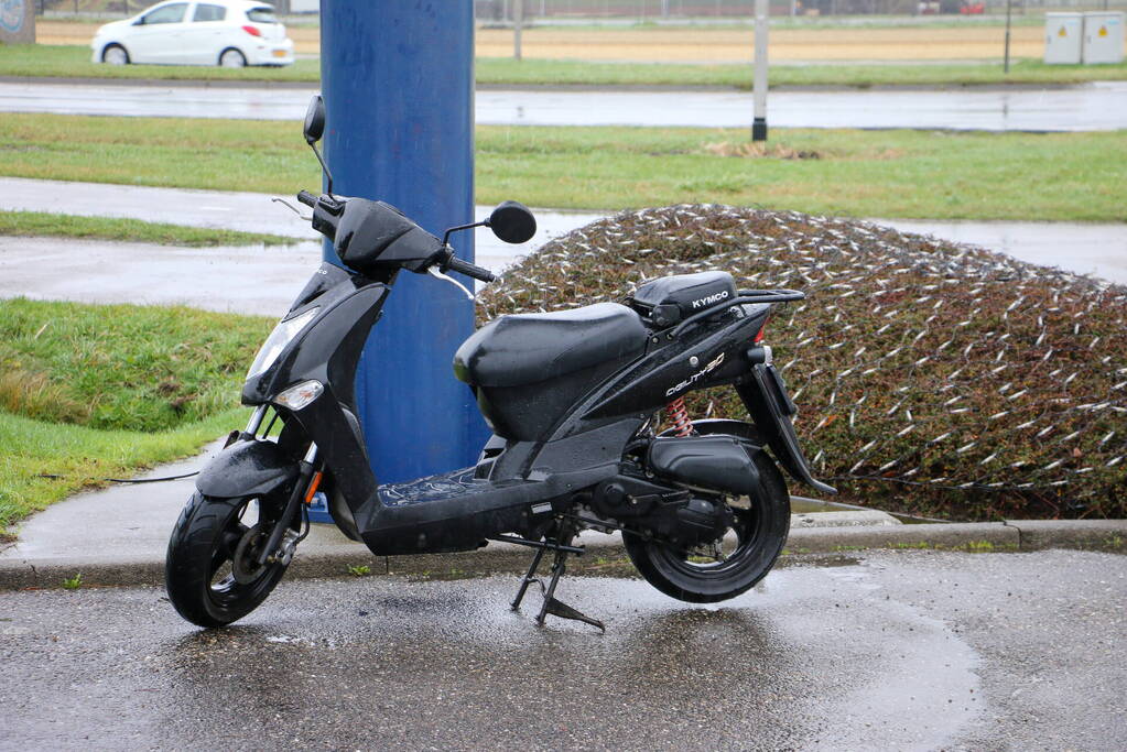 Snorfietser gewond na valpartij