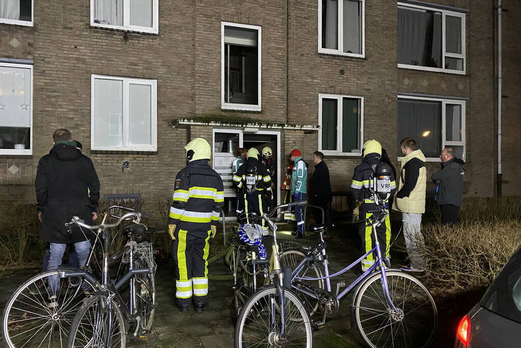 Flatgebouw zonder stroom door wateroverlast