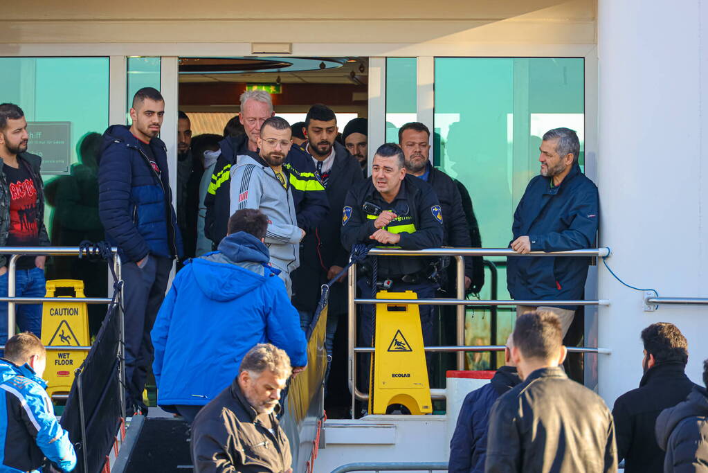 Asielzoekers demonstreren Voor betere omstandigheden