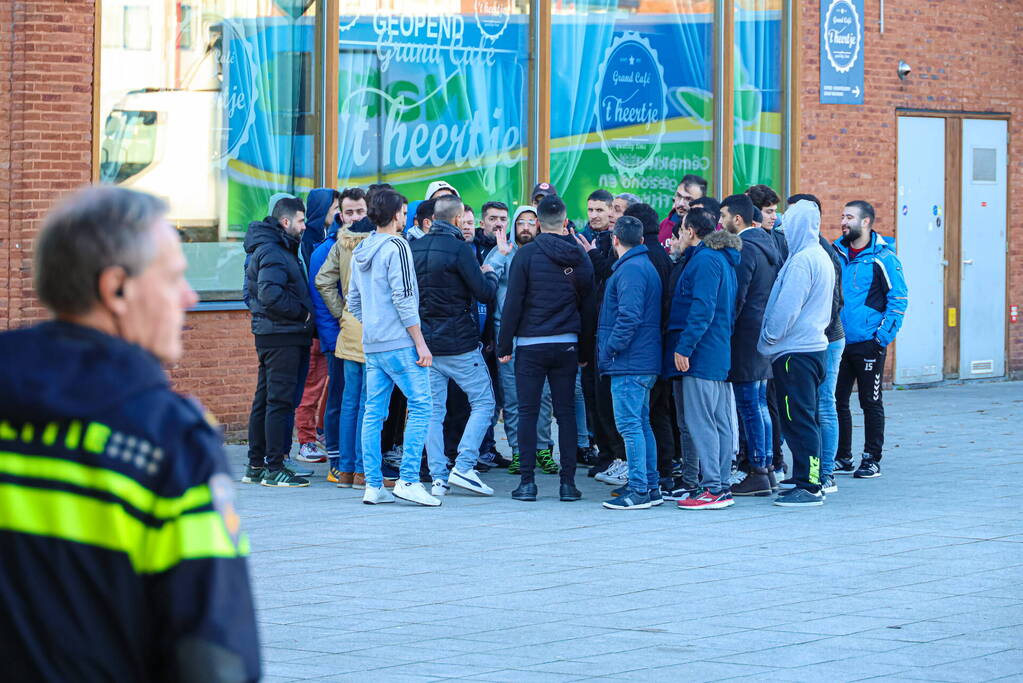 Asielzoekers demonstreren Voor betere omstandigheden