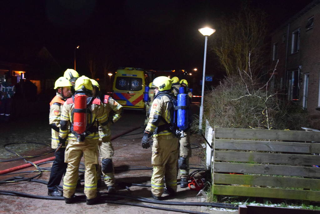Uitslaande brand in woning waar eerder vrouw werd overgoten met zuur