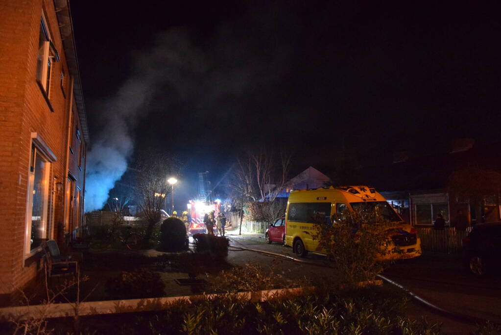 Uitslaande brand in woning waar eerder vrouw werd overgoten met zuur