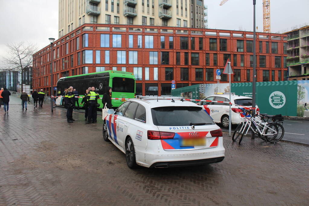 Bakfiets betrokken bij botsing met lijnbus