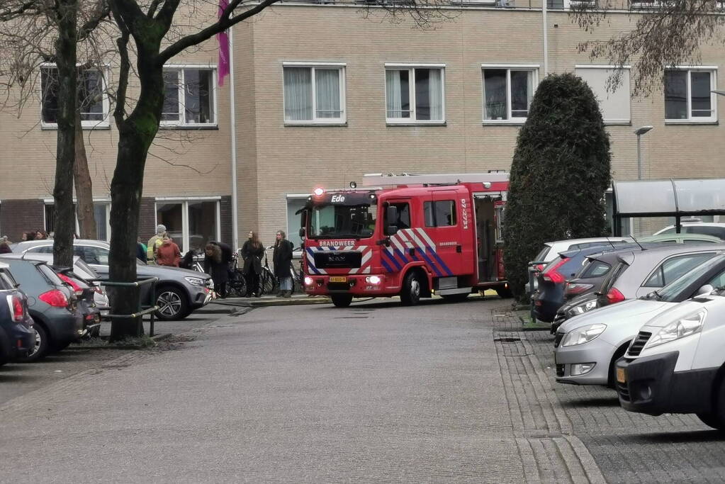 Ontruiming na brand bij zorginstelling