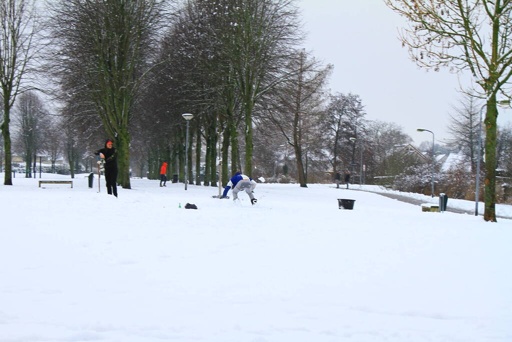 Winters weer zorgt voor sneeuwpret in Weert