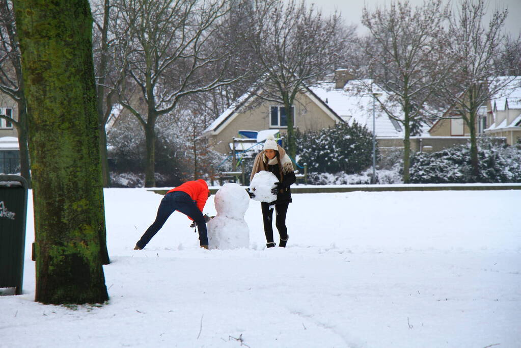 Winters weer zorgt voor sneeuwpret in Weert
