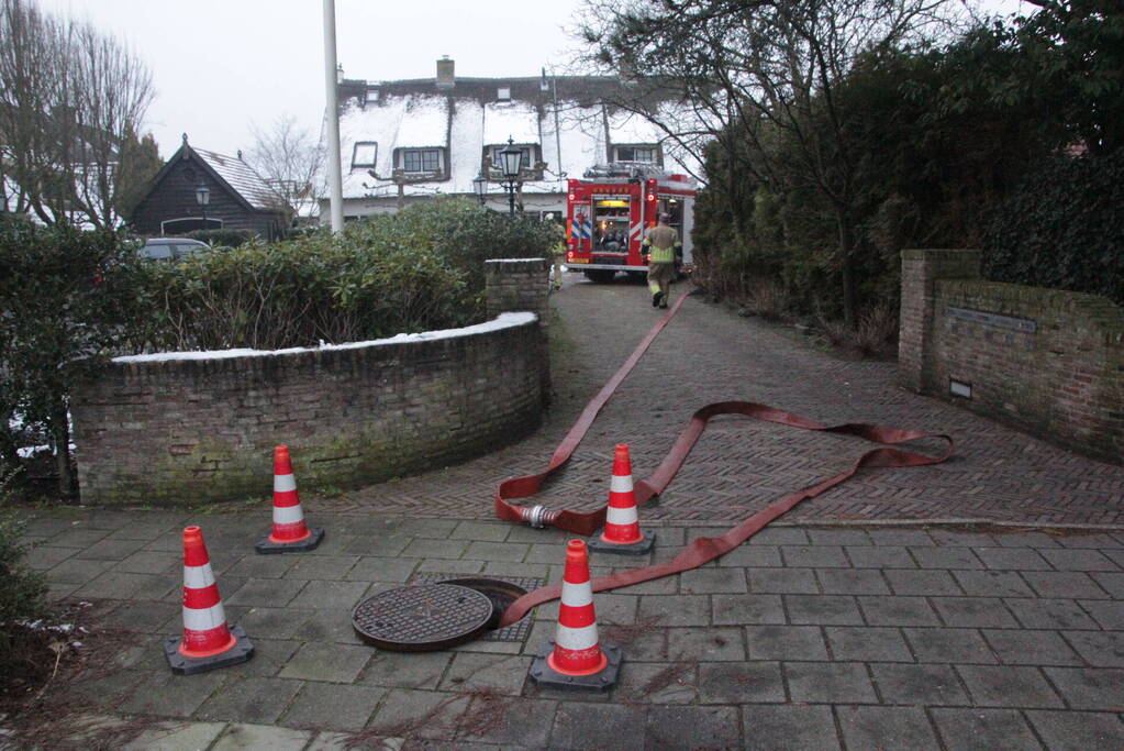 Kelder van woning vol water
