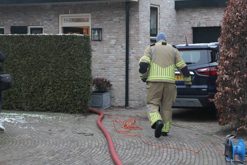 Kelder van woning vol water