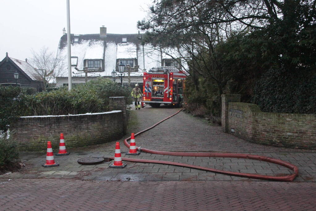 Kelder van woning vol water