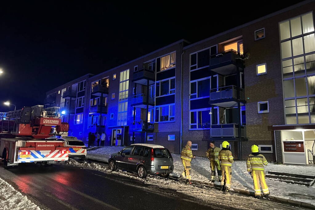 Persoon gewond na brand in woning