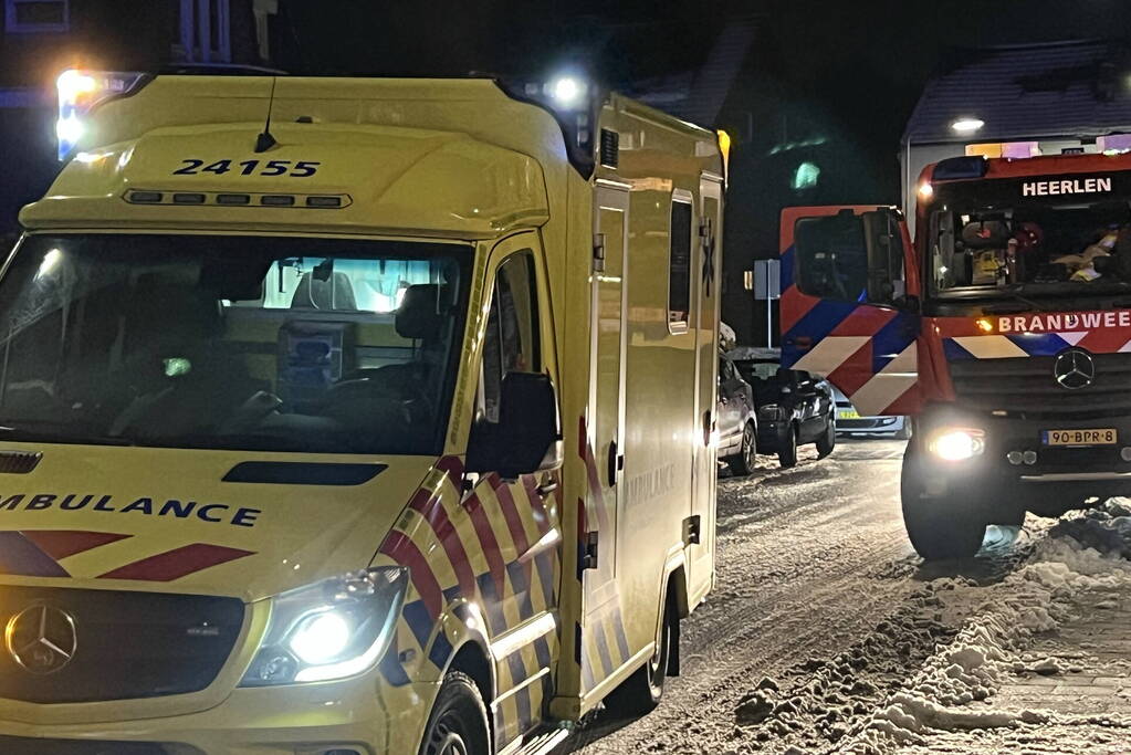 Persoon gewond na brand in woning