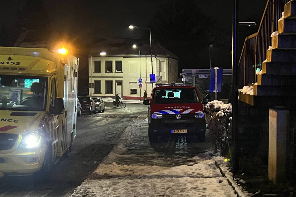 Persoon gewond na brand in woning
