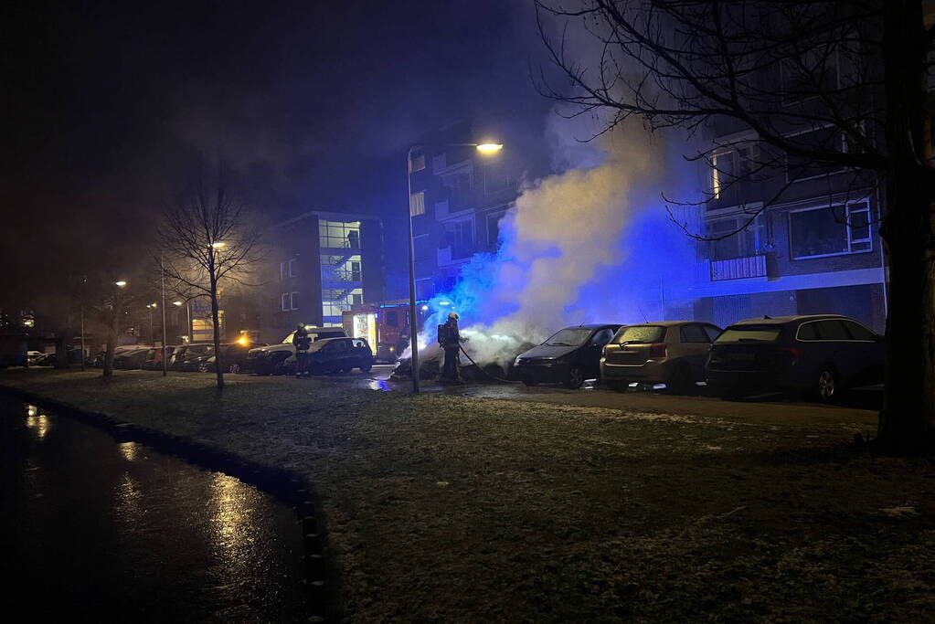 Weer autobrand in dezelfde wijk
