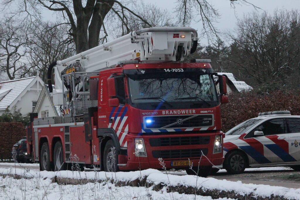 Middelbrand in vrijstaande villa