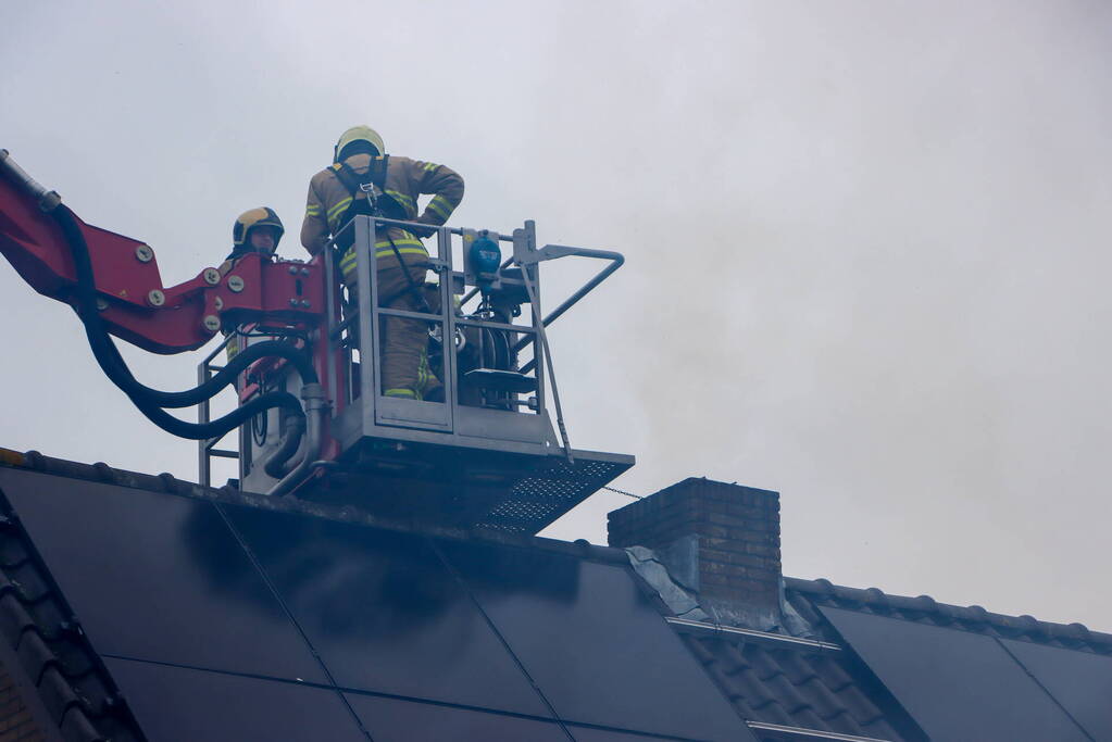 Rookontwikkeling bij schoorsteenbrand