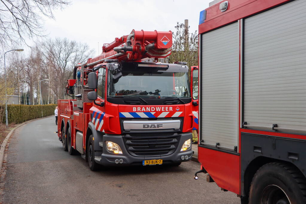 Rookontwikkeling bij schoorsteenbrand