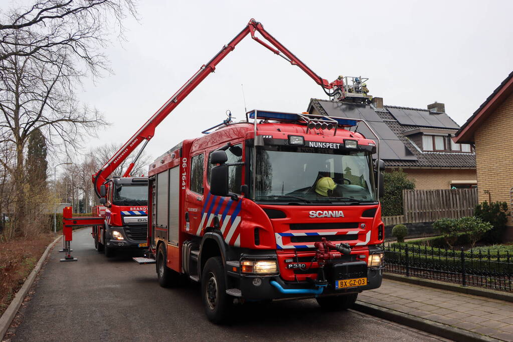 Rookontwikkeling bij schoorsteenbrand
