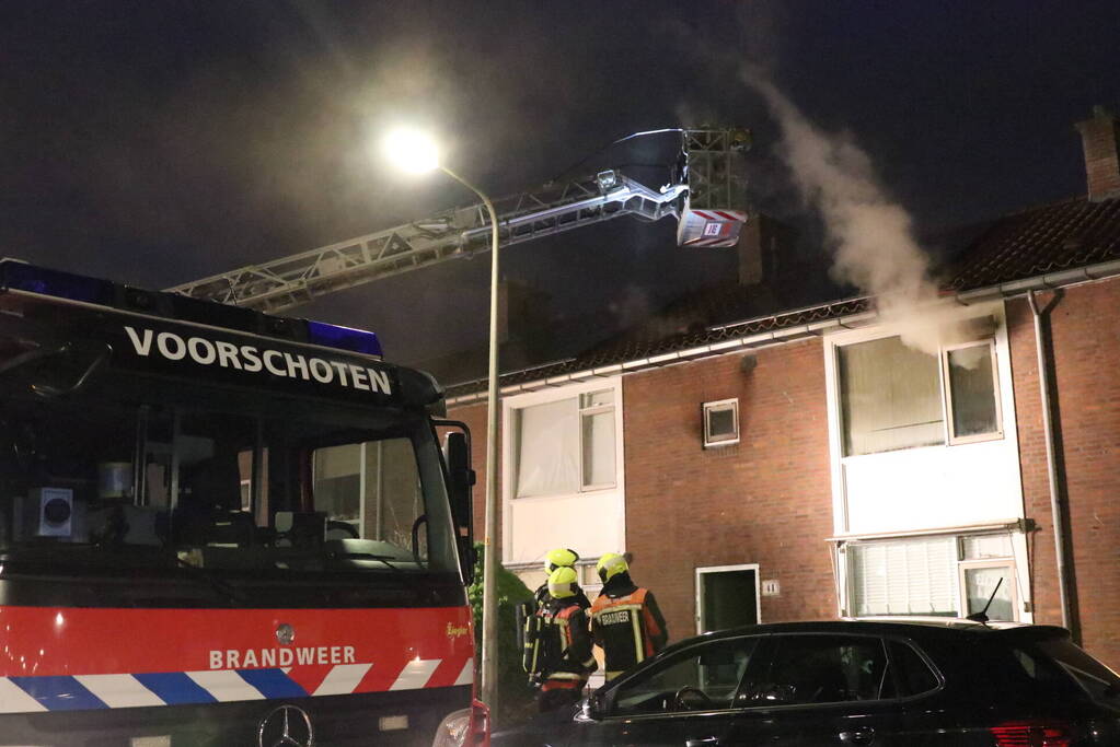 Twee gewonden bij woningbrand