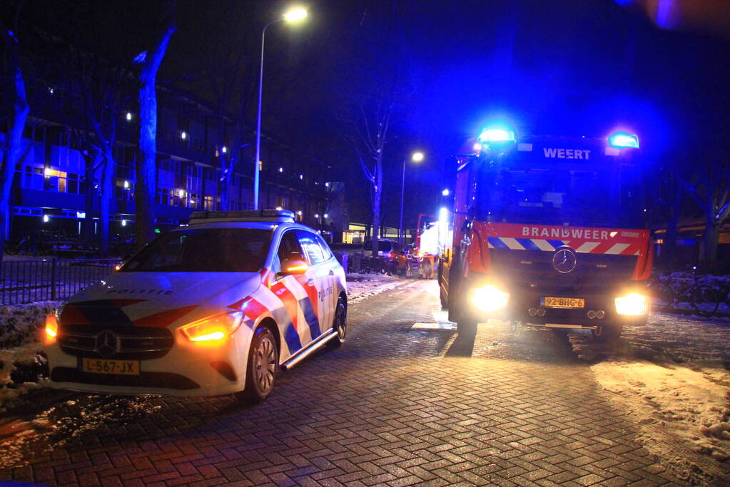 Onderzoek in flat vanwege melding van brand