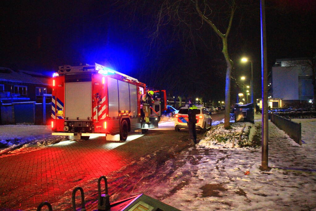 Onderzoek in flat vanwege melding van brand