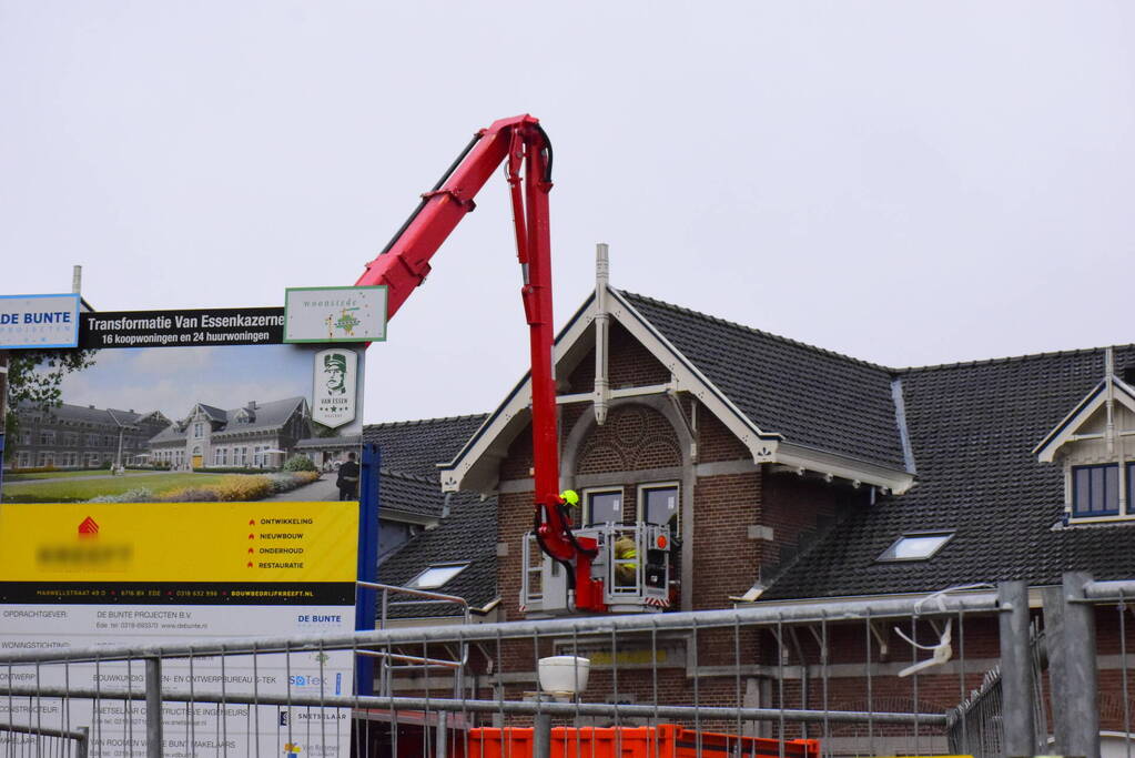 Bouwvakker gewond bij bedrijfsongeval