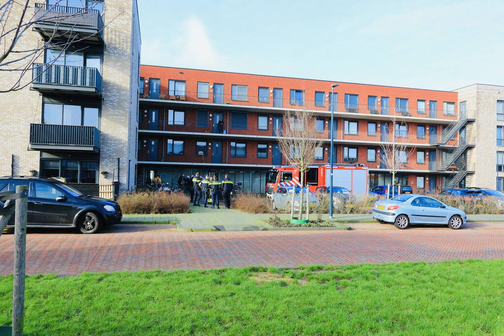 Kelderbox vol rook door vuurwerk