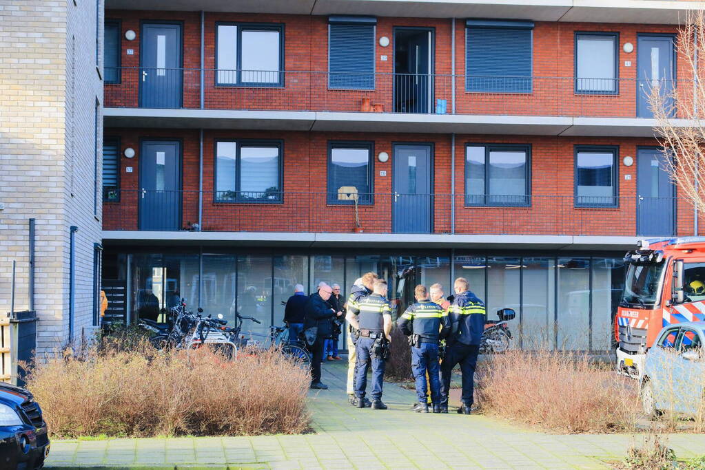 Kelderbox vol rook door vuurwerk