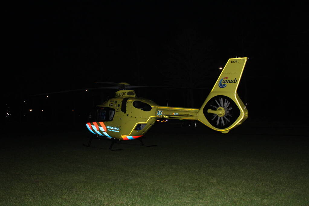 Traumateam assisteert bij incident in woning