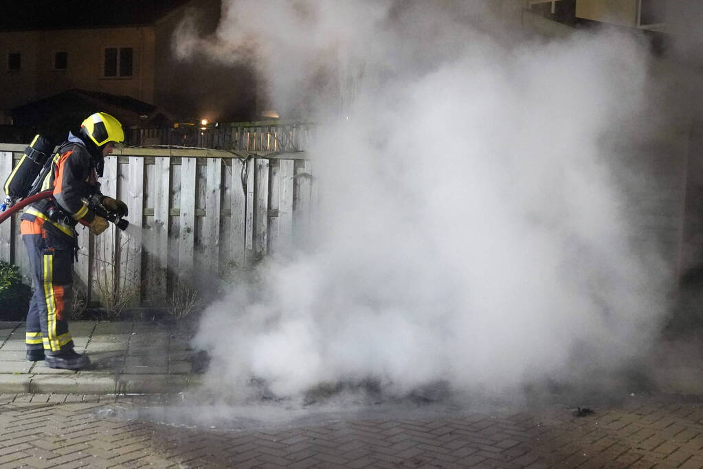 Kliko verwoest door brand