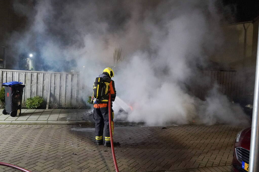 Kliko verwoest door brand