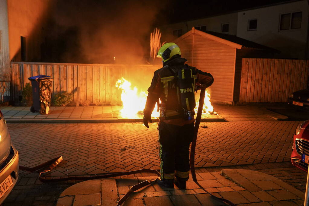 Kliko verwoest door brand