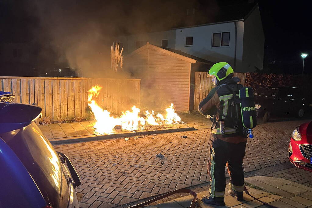 Kliko verwoest door brand