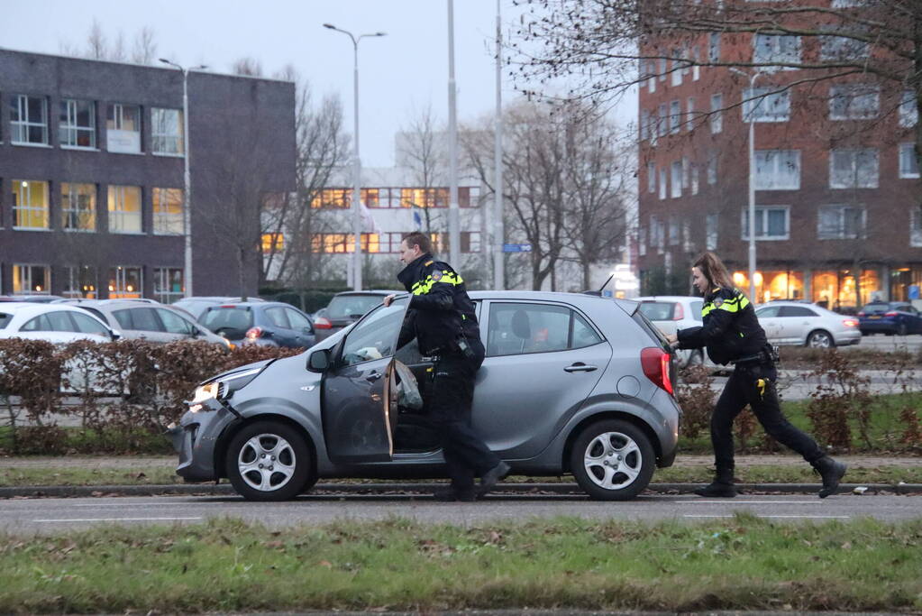 Drie personenwagens betrokken bij kettingbotsing