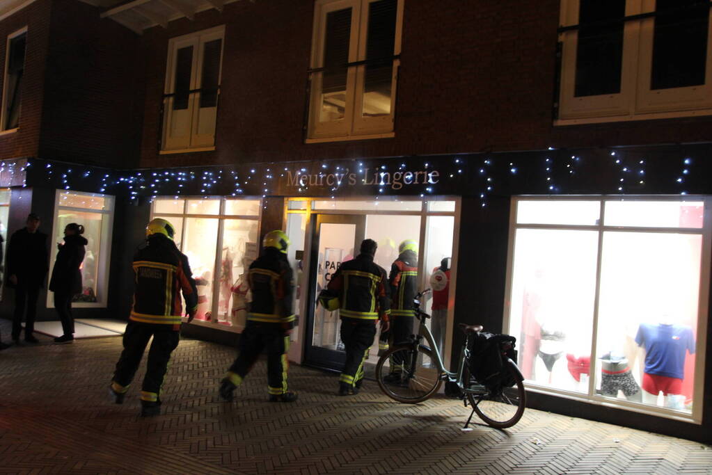 Brandgerucht in winkel blijkt storing