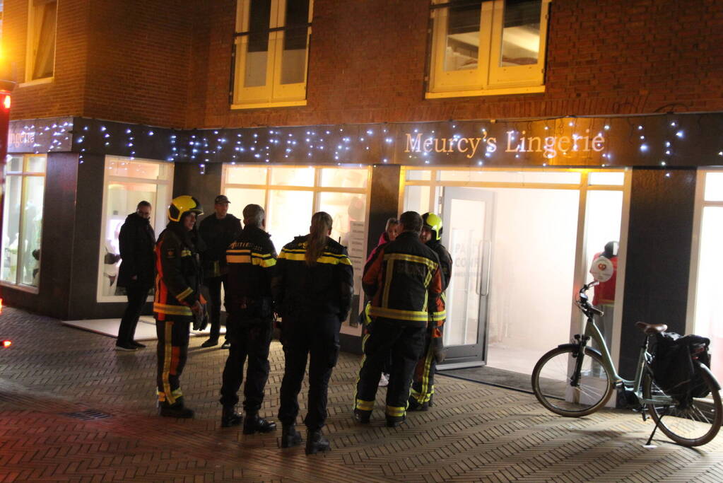 Brandgerucht in winkel blijkt storing