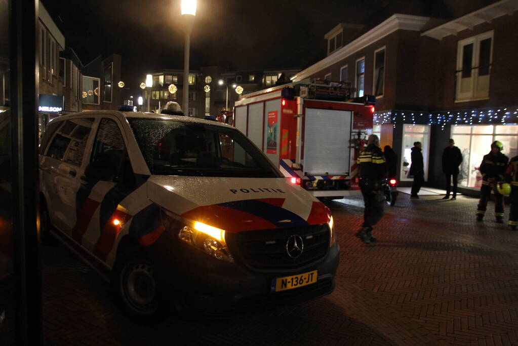 Brandgerucht in winkel blijkt storing