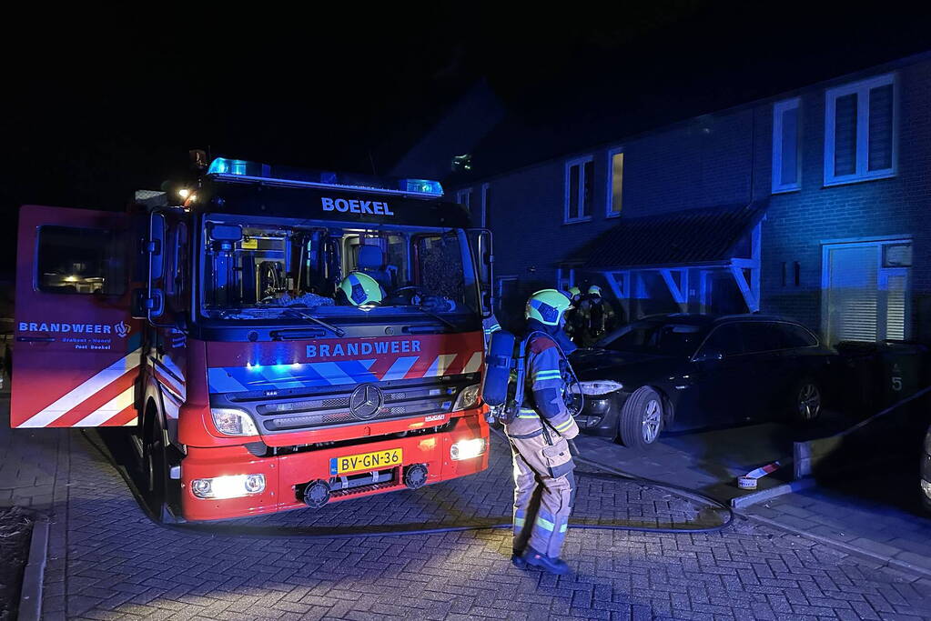 Aanhouding bij woningbrand