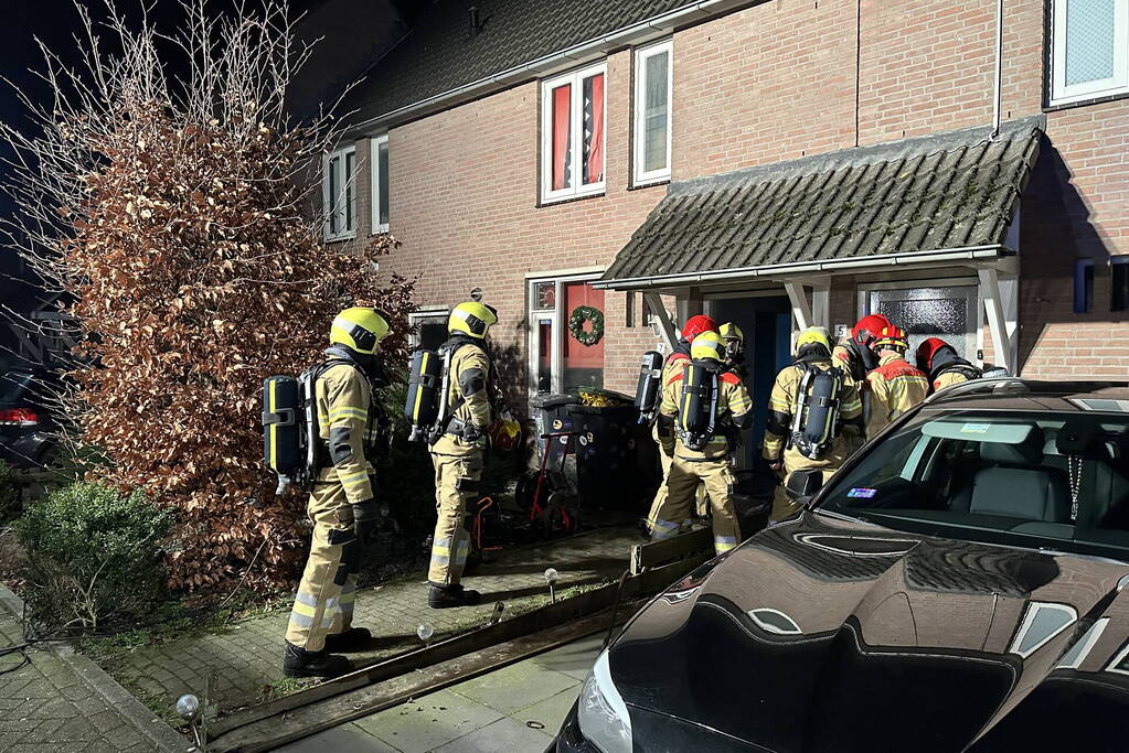 Aanhouding bij woningbrand