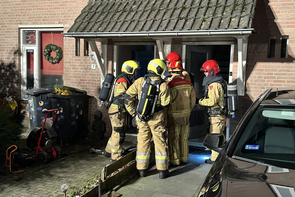 Aanhouding bij woningbrand