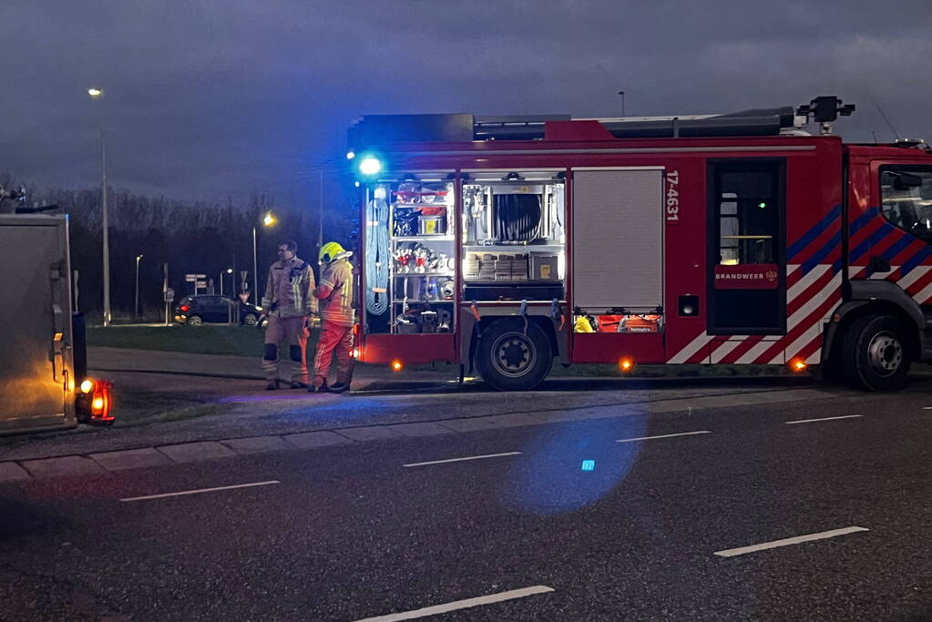 Foodtruck compleet uitgebrand