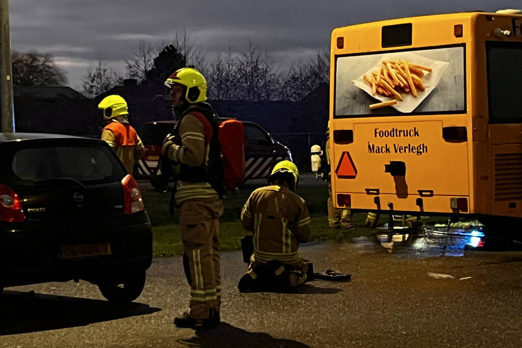 Foodtruck compleet uitgebrand