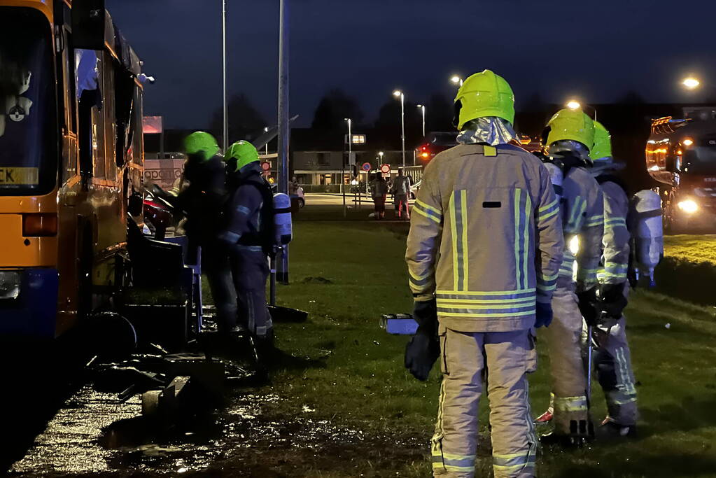 Foodtruck compleet uitgebrand