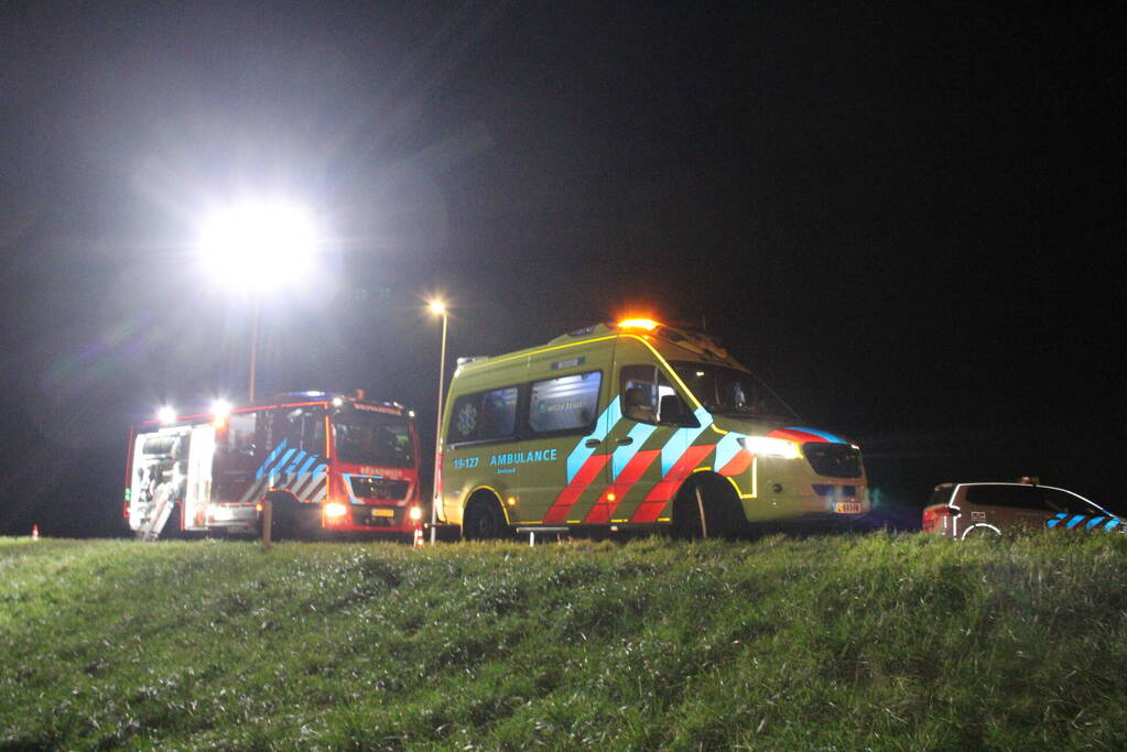 Automobilist belandt met auto in een sloot