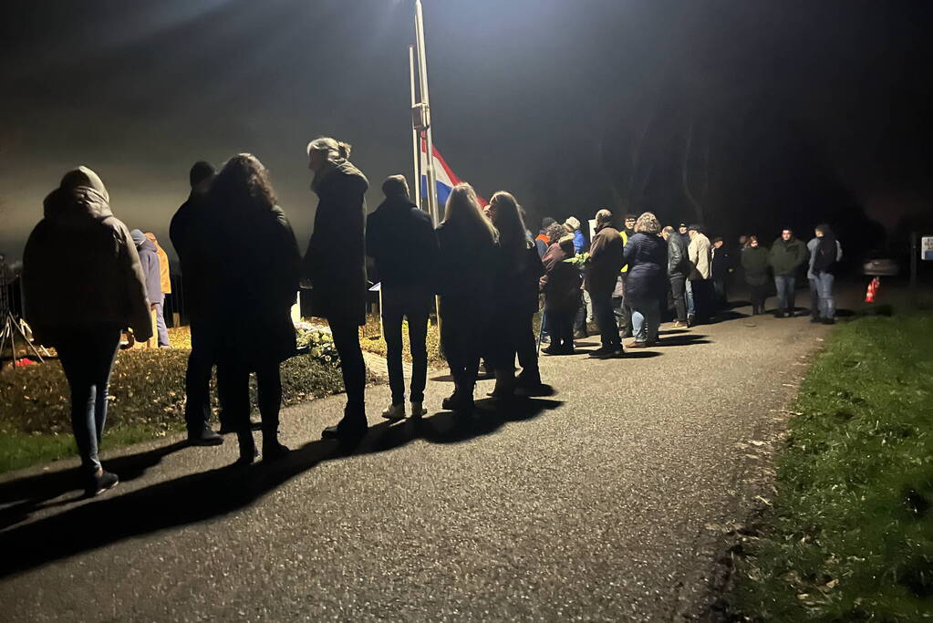 Herdenking slachtoffers watersnoodramp