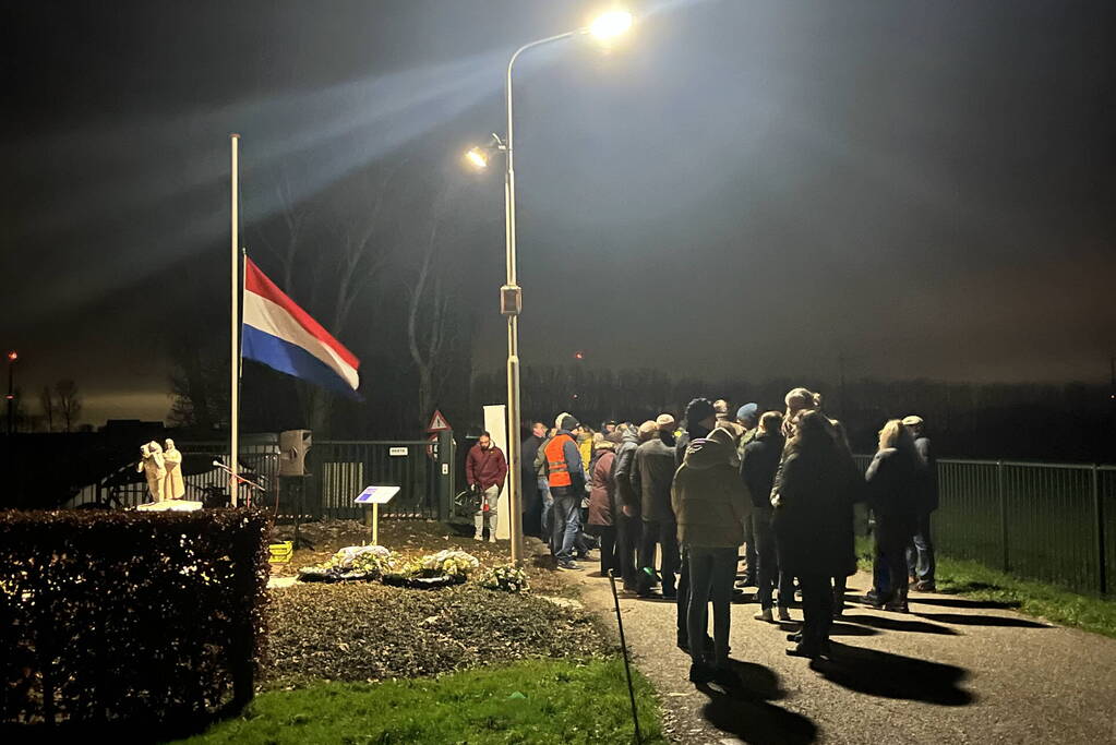 Herdenking slachtoffers watersnoodramp