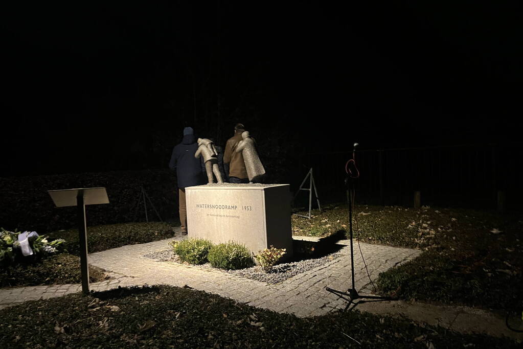 Herdenking slachtoffers watersnoodramp